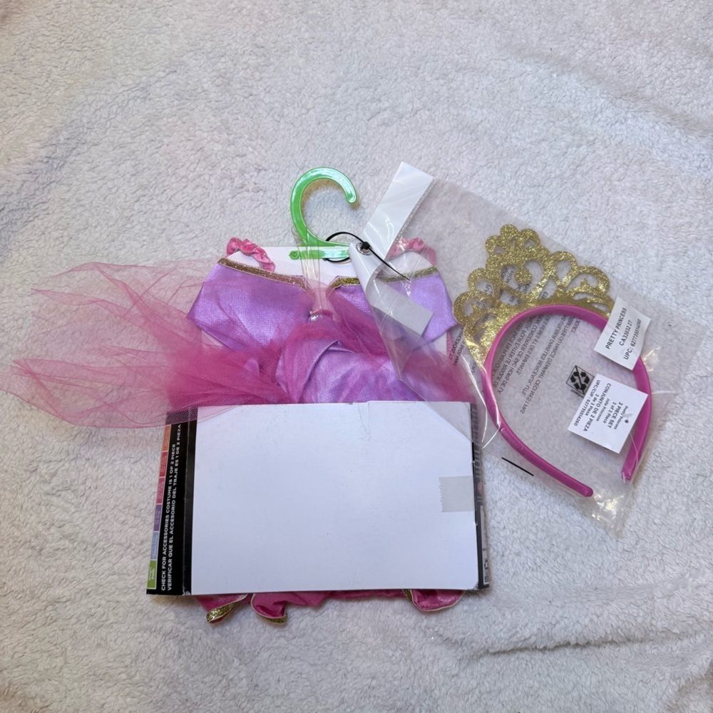 George Pretty Princess Costume - Pink and Purple - Picture 4 of 5